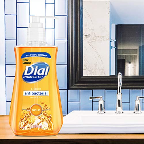 Dial Antibacterial Liquid Hand Soap, Gold, 7.5oz