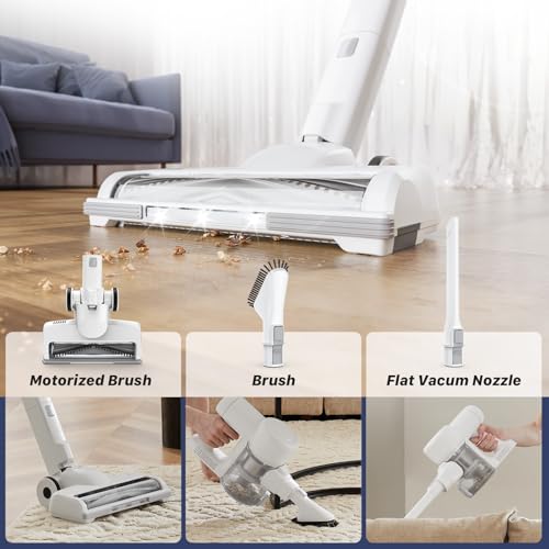 DUMOS Cordless Vacuum Cleaner with Powerful Suction