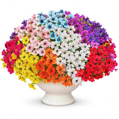 12 Pack UV Resistant Artificial Daisy Flowers