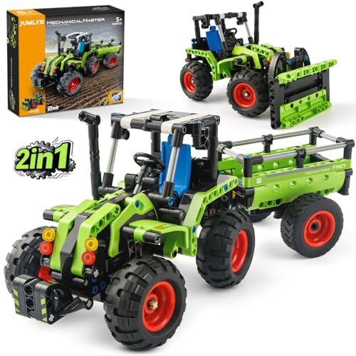 346 Piece STEM Tractor Bulldozer Building Block Set