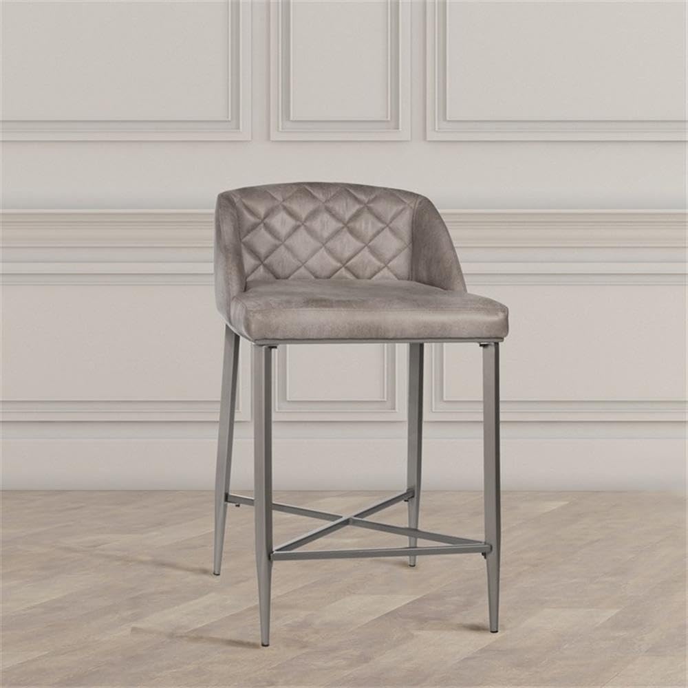 Hillsdale Phoenix Gray Counter Height Stools - Set of 2