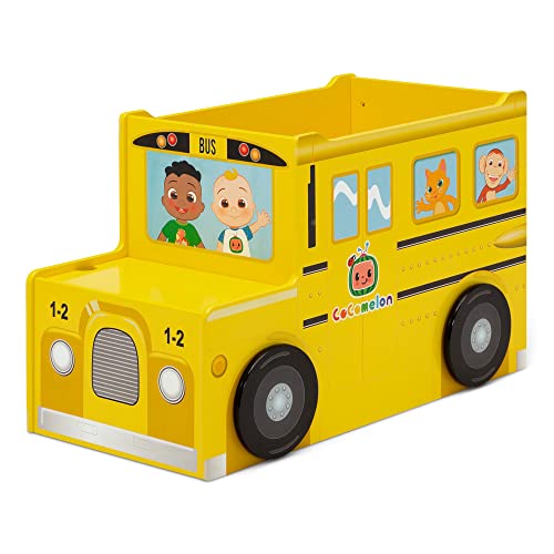 CoComelon School Bus Toy Box by Delta Children