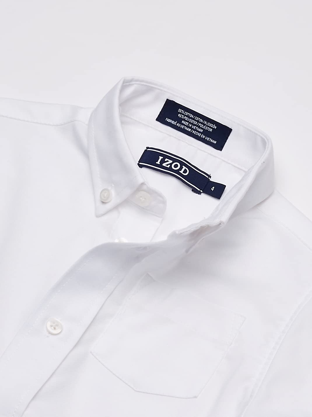 IZOD Long Sleeve Button-Down Oxford Shirt for Boys