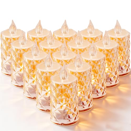 12 Pack Flameless Battery Operated LED Candles