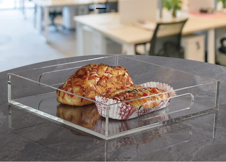 Waterproof Acrylic Vanity Tray with Handles