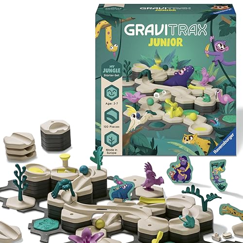 Ravensburger GraviTrax Junior Jungle Marble Run Starter Set