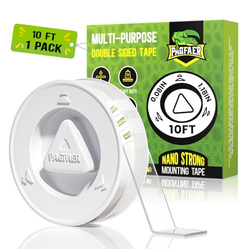 10FT Double Sided Removable Mounting Tape for Walls