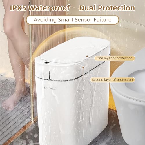 Motion Sensor Trash Can 3.5 Gallon by MOPALL