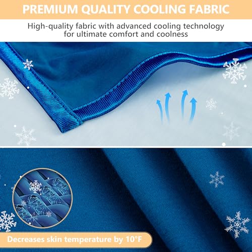 Cooling Lightweight Throw Blanket for Hot Sleepers