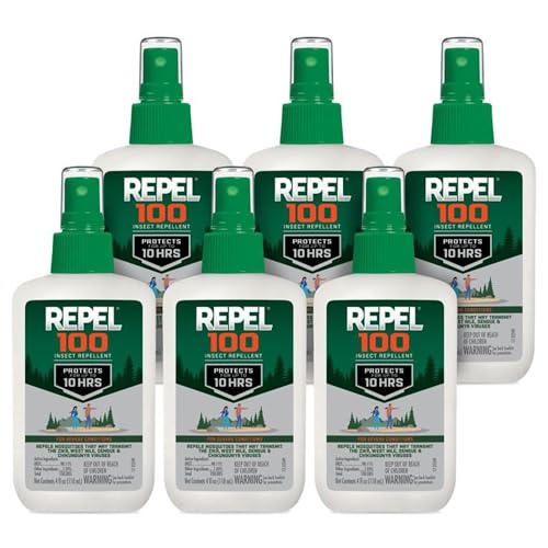 6 Pack Repel 100 DEET Mosquito Insect Repellent 4oz