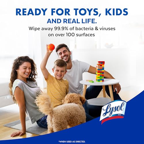 80 Count Lysol Disinfecting Wipes Bundle