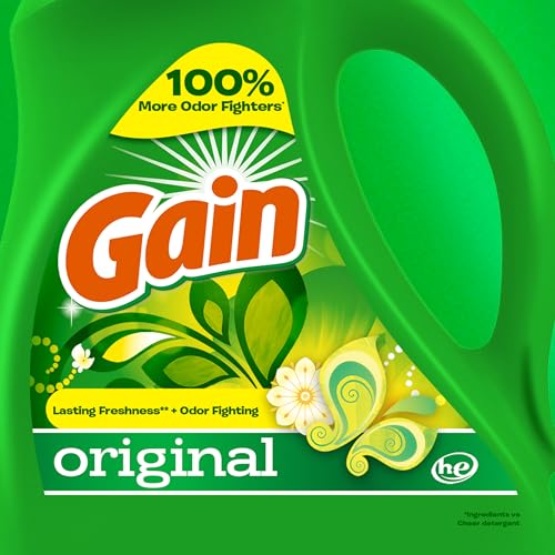107 Loads Gain Liquid Laundry Detergent with Febreze