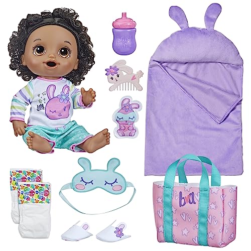 Baby Alive 12-Inch Bunny Sleepover Baby Doll Set