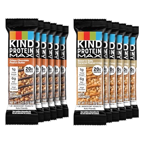 12 Count KIND Protein MAX Low Sugar Bars Variety