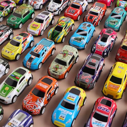 36 Pack Metal Pull Back Toy Cars for Kids