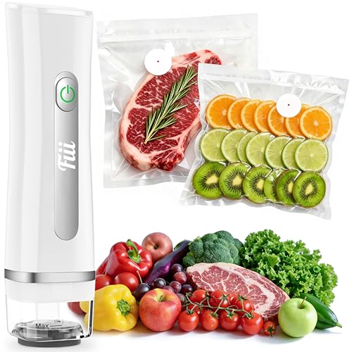 Cordless Handheld Vacuum Sealer with Reusable Bags