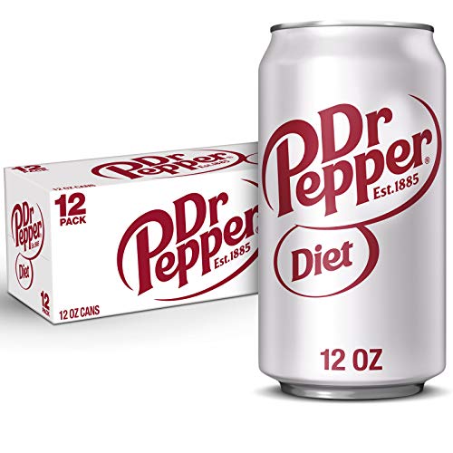 12 Pack Dr Pepper Diet Soda Cans 12 fl oz