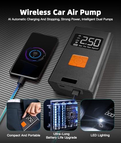 Irosiy Portable Tire Inflator with Digital Display