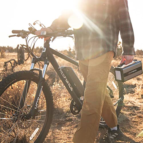 FREEFORCE Fairmount 20-in Electric Commuter Bike | Hybrid e-Bike for Adults, Thumb Throttle and Pedal Assist | for Urban City Commuting to Work or School | Matte Black
