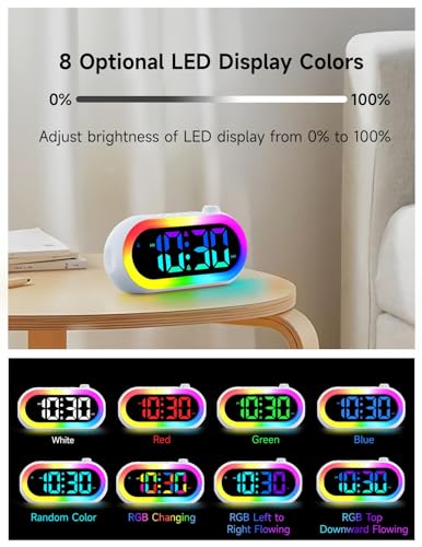 Digital Alarm Clock with Wake Up Light