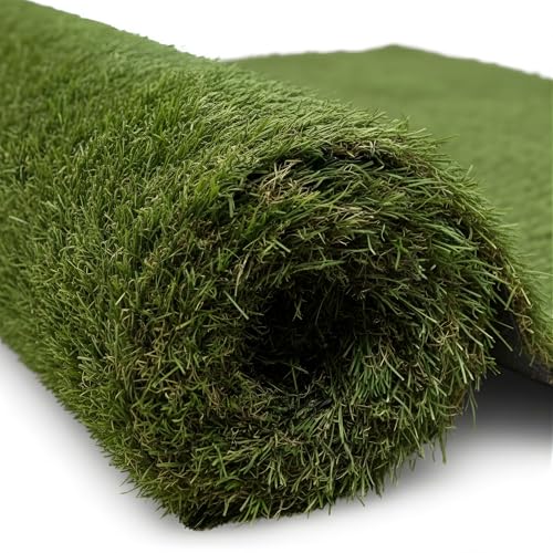 Ottomanson UV Resistant Artificial Grass Runner Rug