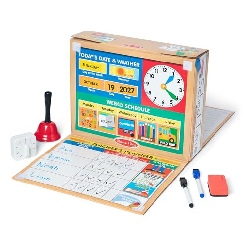 Melissa & Doug Wooden School Classroom Play Set