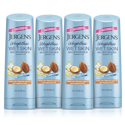 4 Pack Jergens In-Shower Wet Skin Lotion