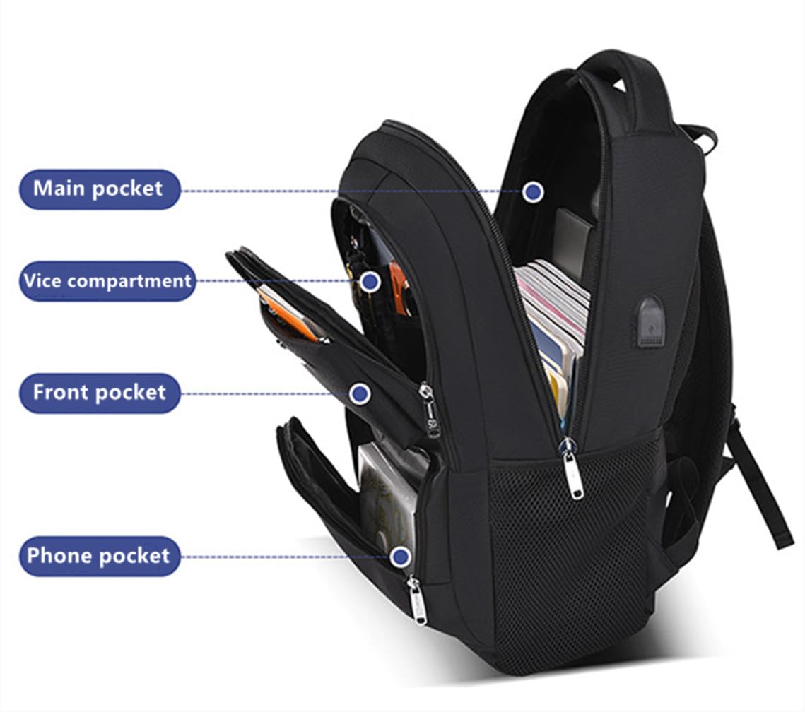 Durable Travel Laptop Backpack with USB Port