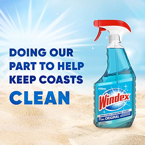 Windex Original Blue Glass Cleaner Spray Pack of 3