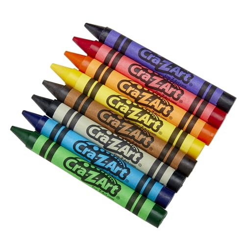 Cra-Z-Art Jumbo Crayons, 8 Assorted Colors