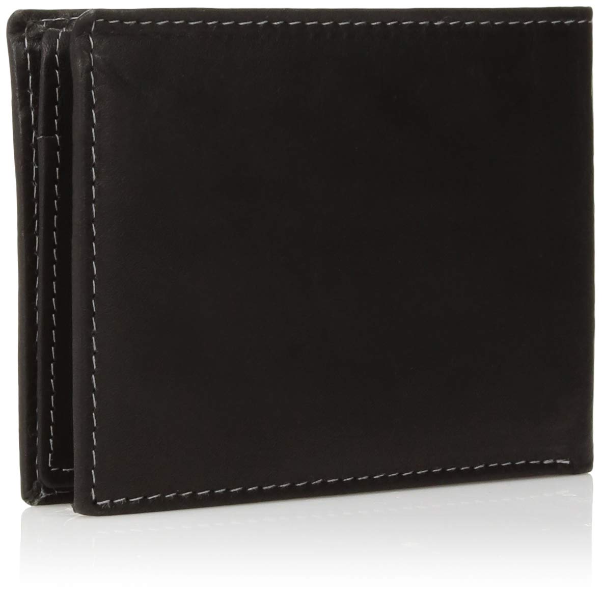 Steve Madden Men's Leather Wallet with Flip Pockets