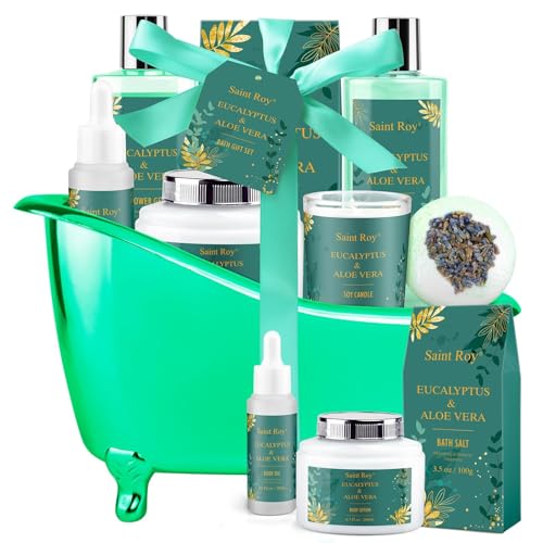 Saint Roy Eucalyptus Aloe Spa Gift Basket