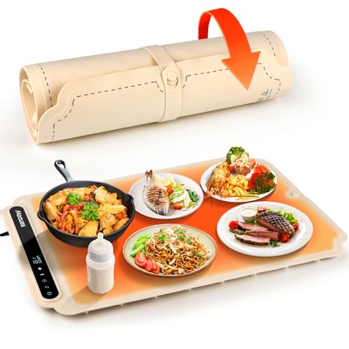 Silicone Electric Food Warming Mat with Timer