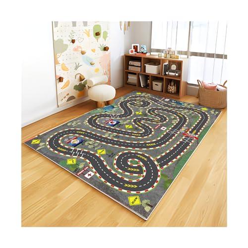 39x59 Inch Kids Car Play Mat City Rug