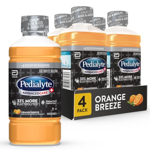 4 Pack Pedialyte AdvancedCare Plus Electrolyte Drink (OU-D)