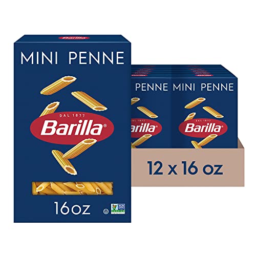12 Pack Barilla Mini Penne Pasta 16 oz Boxes