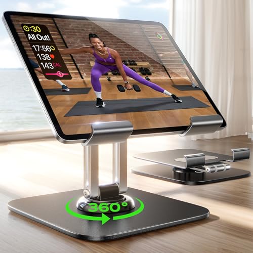 Adjustable Rotating Tablet Stand for Desk