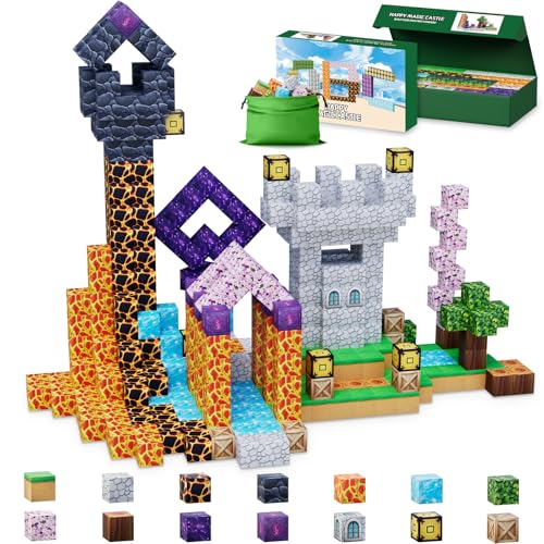120 Piece Magnetic Building Blocks STEM Toy Set