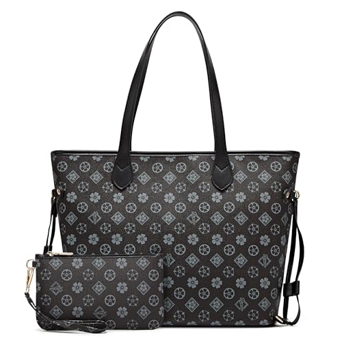 Vegan Leather Tote Bag Purse Handbag for Women