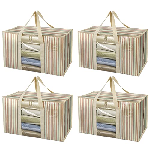 4 Pack Oversized Heavy Duty Moving Storage Bags