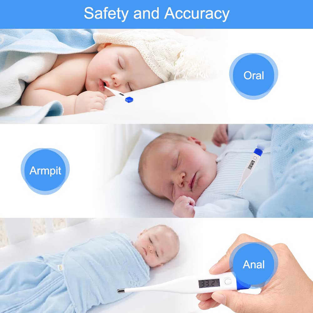Berrcom Digital Thermometer for Adults and Kids