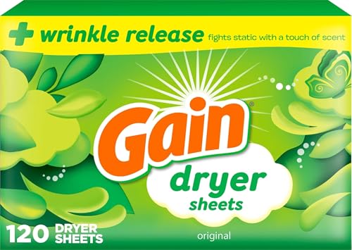 480 Count Gain Wrinkle Release Dryer Sheets