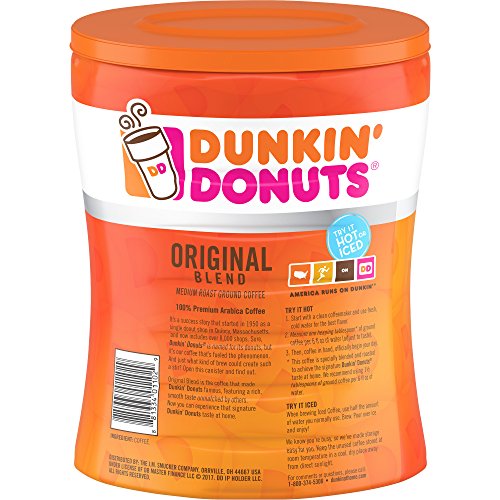 4 Pack Dunkin' Original Blend Medium Roast Coffee