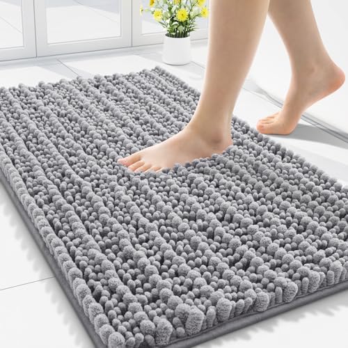 30x20 Extra Soft Absorbent Chenille Bathroom Rug Mat