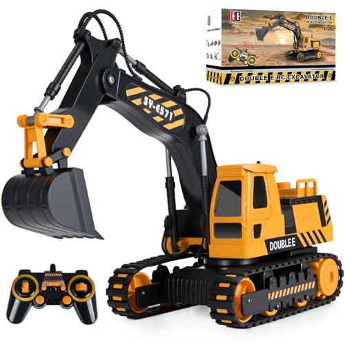 Remote Control Excavator Toy with 6 Functions
