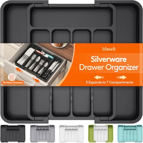 Expandable Silverware Drawer Organizer Utensil Tray Kitchen