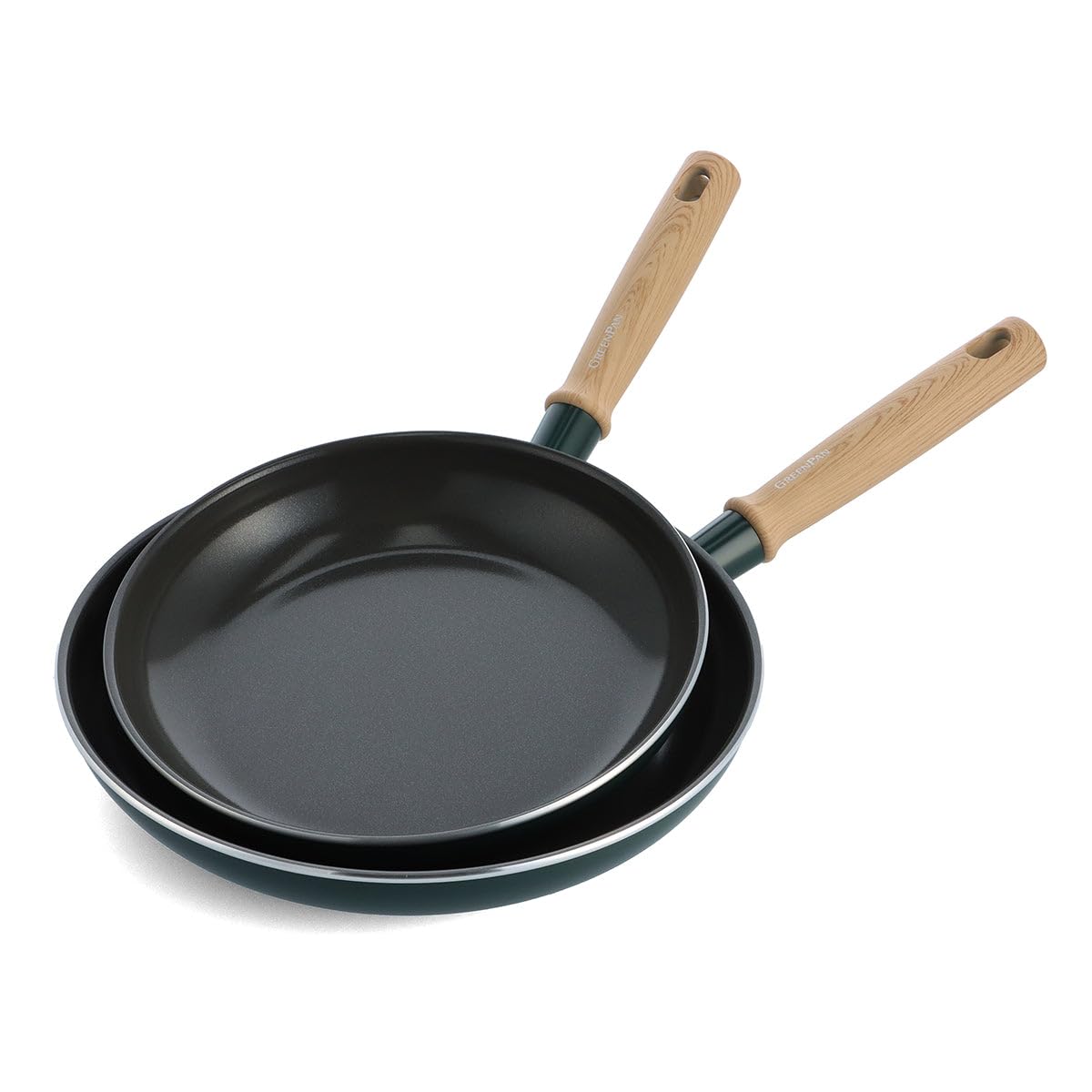 GreenPan Ceramic Nonstick Frying Pan Set, 9.5" & 11"