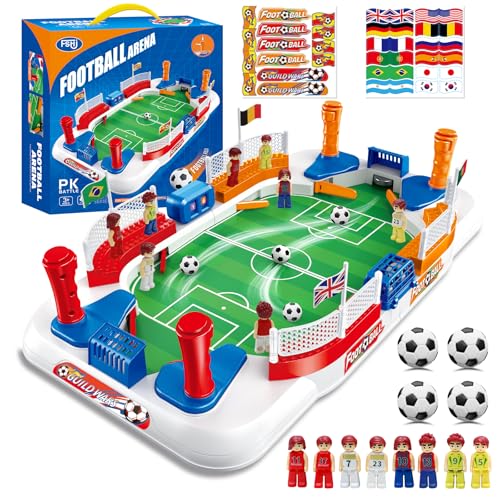 Mini Tabletop Foosball Soccer Game with Scoreboard