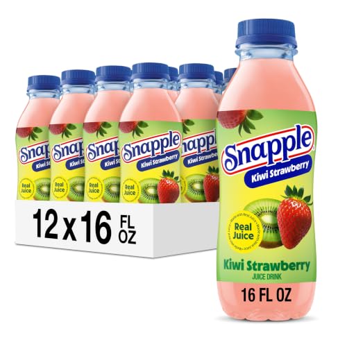 12 Pack Snapple Kiwi Strawberry Juice Drink Bottles (OK)