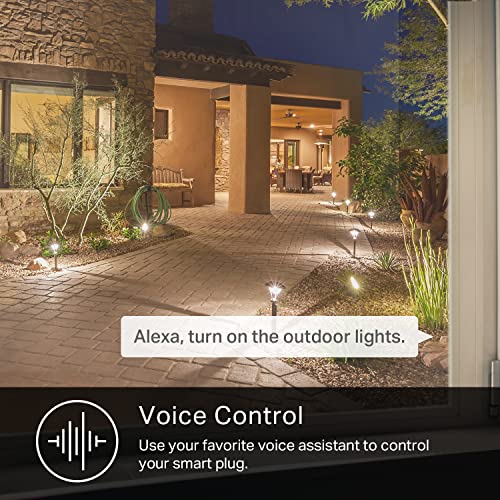 Kasa Smart Outdoor Wi-Fi Plug with 2 Sockets